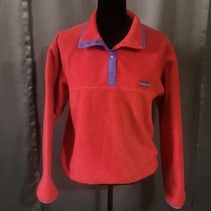 Girls Patagonia fleece pullover